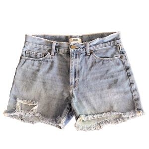 JBD Just Black Denim Distressed Jean Shorts, Size Medium
